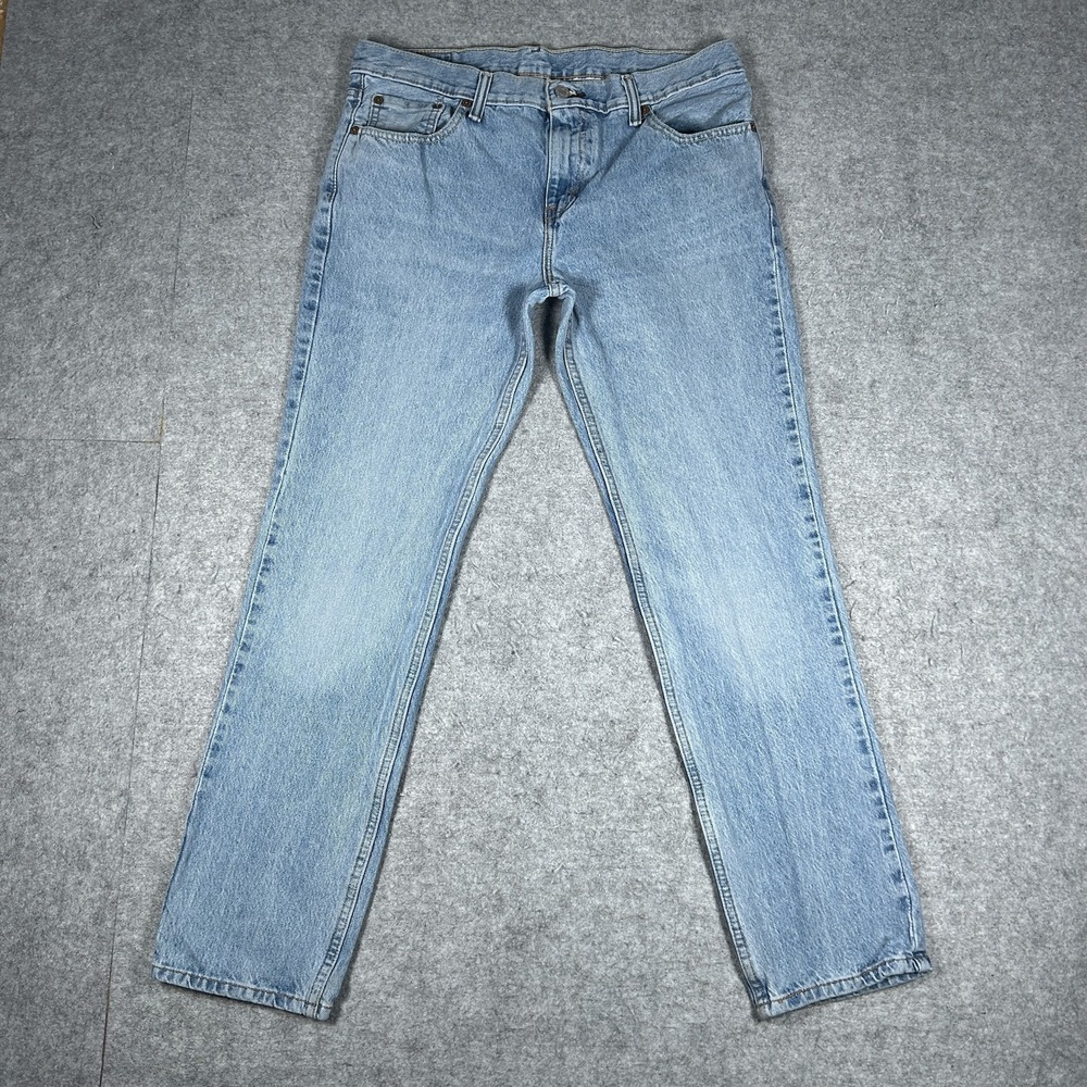 Levi's 511 Denim Jeans Mens 33x30(32x29) Light Wash Blue Slim Fit Stretch